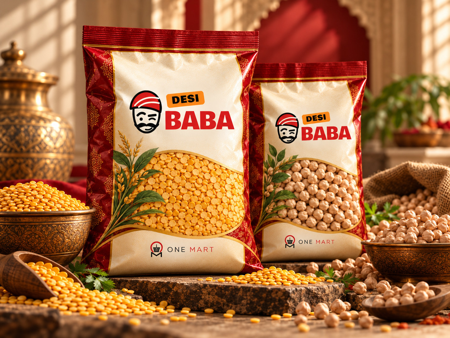 Produits Desi Baba, Lentilles & légumineuses